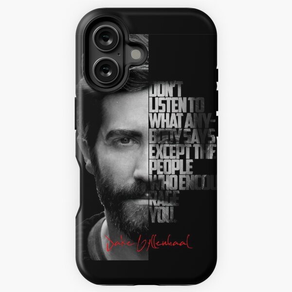 Item preview, Black and white Jake Gyllenhaal quote. designed and sold by eneakelo777.