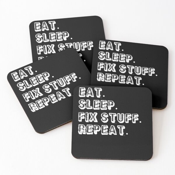 Item preview, Eat Sleep Fix Stuff Repeat Funny Engineer Gift designed and sold by ByTekk.