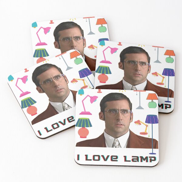 Item preview, I love lamp (Steve Carrell) designed and sold by babypanda221.