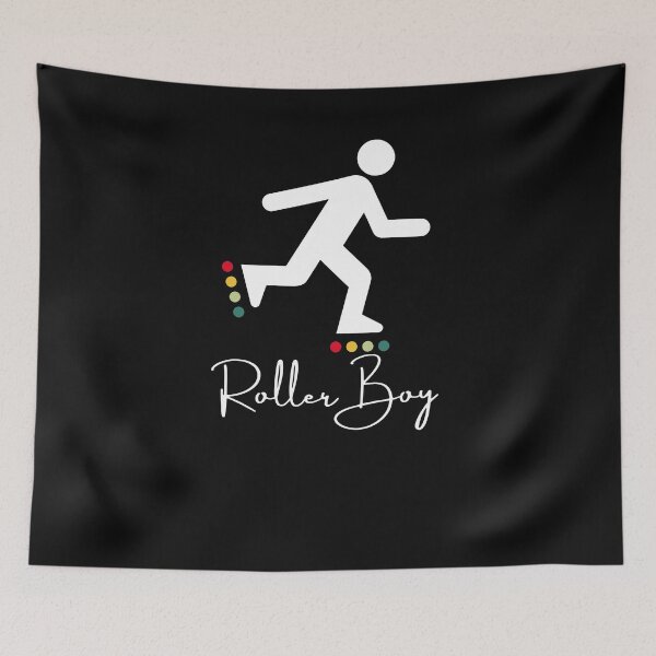 Item preview, Vintage Roller Skating Roller Boy retro colors Birthday Gift designed and sold by GBDesigner.