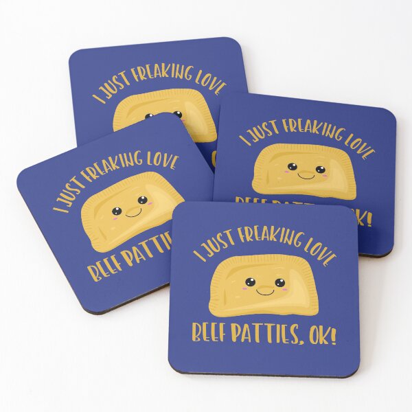 Item preview, I Just Freaking Love Beef Patties Ok! designed and sold by Kawaiindoodle.