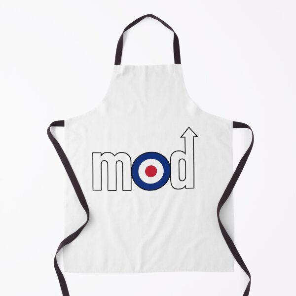 Item preview, Mod Logo with Arrow, White, Small Design designed and sold by shavenmonkeys.