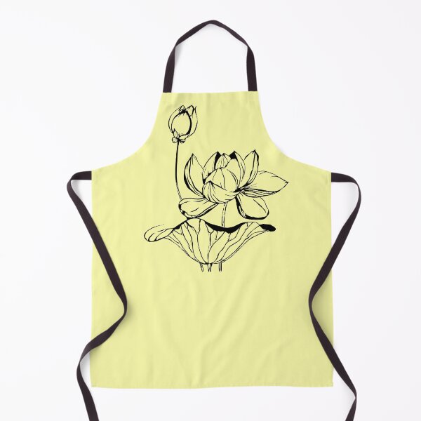 Item preview, Calligraphy black and white lotus flower designed and sold by ZalinaKadyrova.