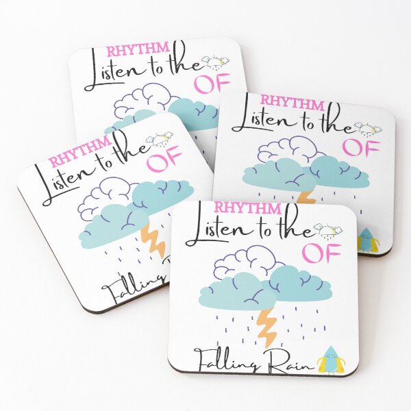 Item preview, Listen to the rhythm of falling rain designed and sold by Lallz Meeku.