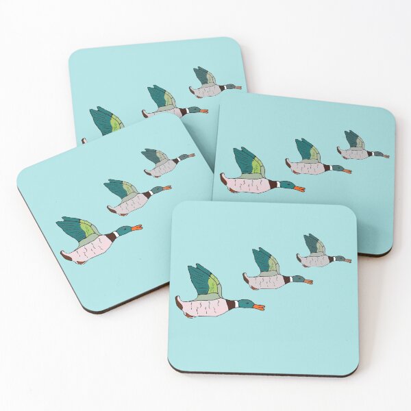 Item preview, Flying Ducks Kitsch Seventies Decor designed and sold by WibbleDesign.