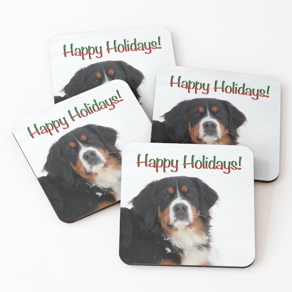 Item preview, Christmas Holiday Bernese Mountain Dog  designed and sold by KantstandyaC.