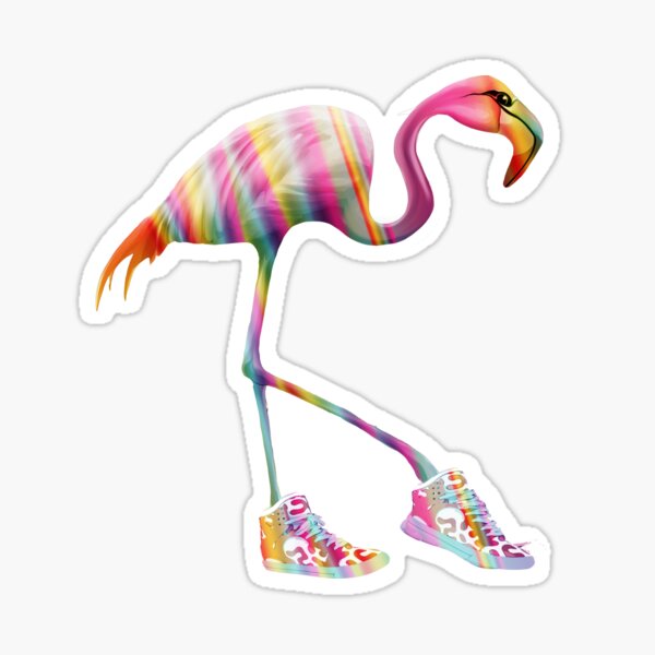 Item preview, Raimbow Banana Flamingo and  sneakers designed and sold by Collagedream.