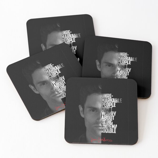 Item preview, Black and white Joe Goldberg  You Tv Show Quote. designed and sold by Enea Kelo.