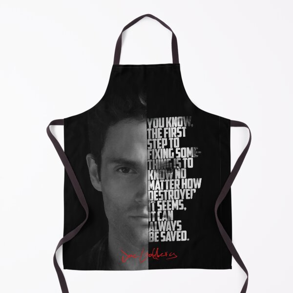 Item preview, Black and white Joe Goldberg You Tv Show Quote. designed and sold by Enea Kelo.