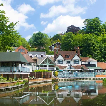 Artwork thumbnail, English Country Riverside Scene by Tom Carpenter