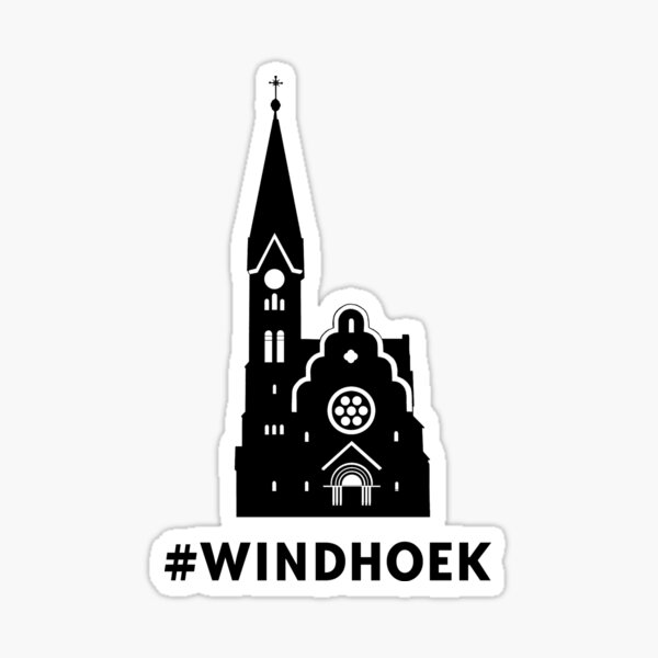 "Windhoek" Sticker for Sale by AnnarieV Redbubble
