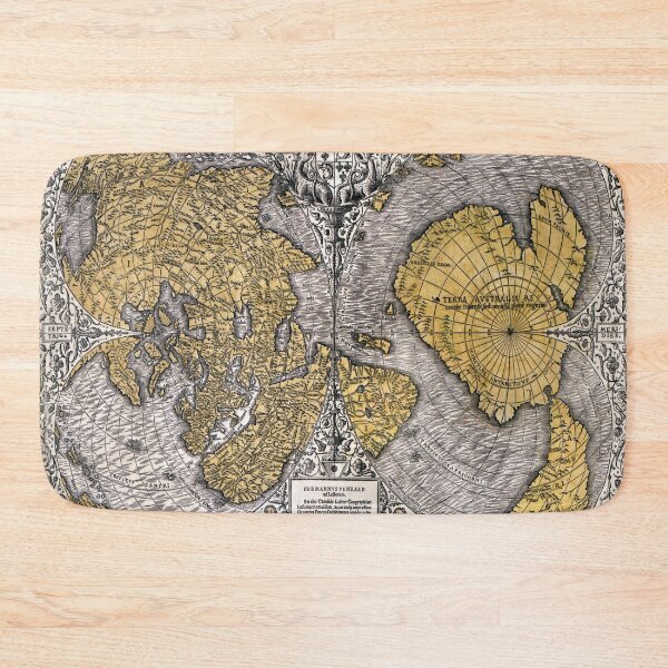Item preview, WORLD MAP FROM 1531 by Oronce Finé designed and sold by w1ckerman.