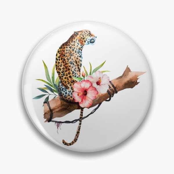 Item preview, Leopard Watercolor painting designed and sold by Iwoko.
