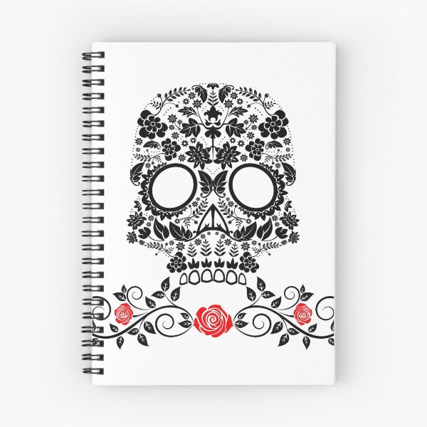 Item preview, Skull rose tattoo skeleton botanical dark flowers designed and sold by Vipstride  Services.