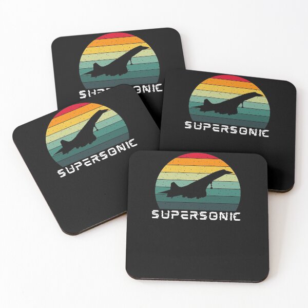 Item preview, Supersonic Jet Aircraft Sunset retro Colors Birthday Gift designed and sold by GBDesigner.