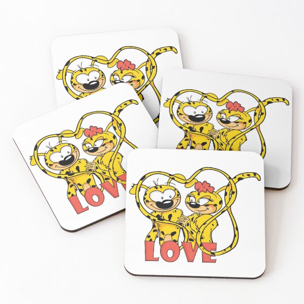 Item preview, Marsupilami in love with girl designed and sold by Hubashop.