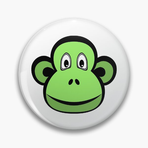 Item preview, Cheeky Chimp Green designed and sold by shavenmonkeys.