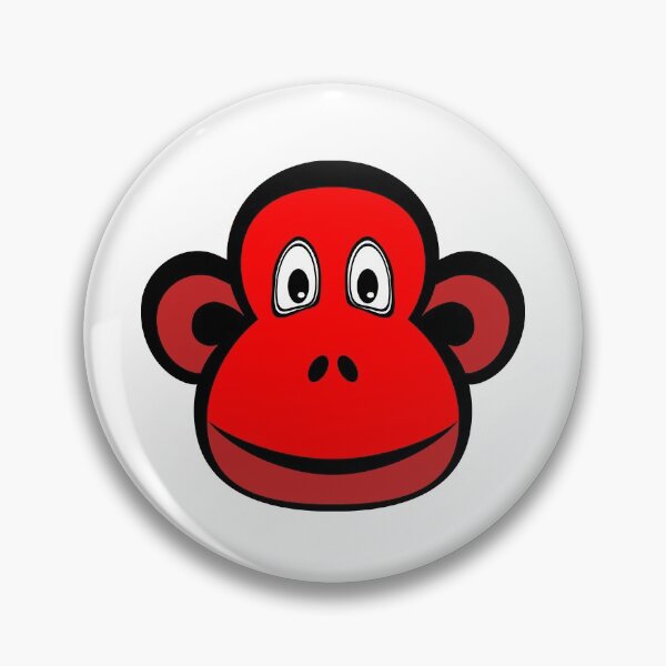 Item preview, Cheeky Chimp Red designed and sold by shavenmonkeys.
