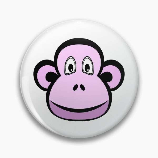 Artikelvorschau, Rosa Affe auf Weiß entworfen und verkauft von shavenmonkeys.