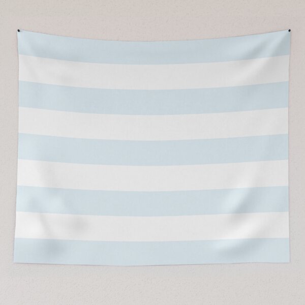 Item preview, Medium PALE BLUE and WHITE Horizontal STRIPES  designed and sold by RachelMacht.