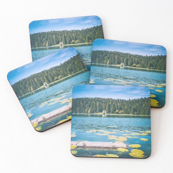 Item preview, Altitude french Genin lake in forest in summer in Jura mountains designed and sold by Grégory DUBUS.