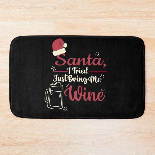 Item preview,  Santa, I Tried, Just Bring Me Wine Funny Christmas Drinking designed and sold by 0umStore.