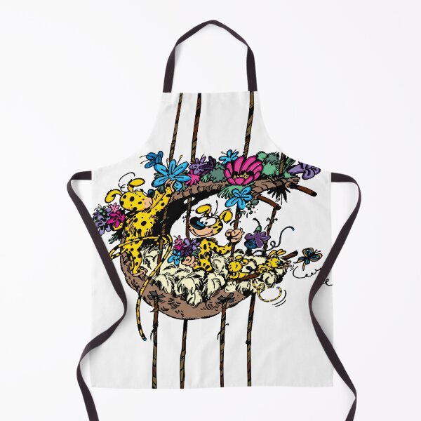 Item preview, Marsupilami in nest picking flowers designed and sold by Hubashop.