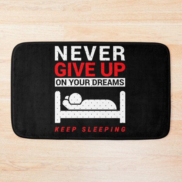 Item preview, Never Give Up Sleeping designed and sold by thecraftapparel.