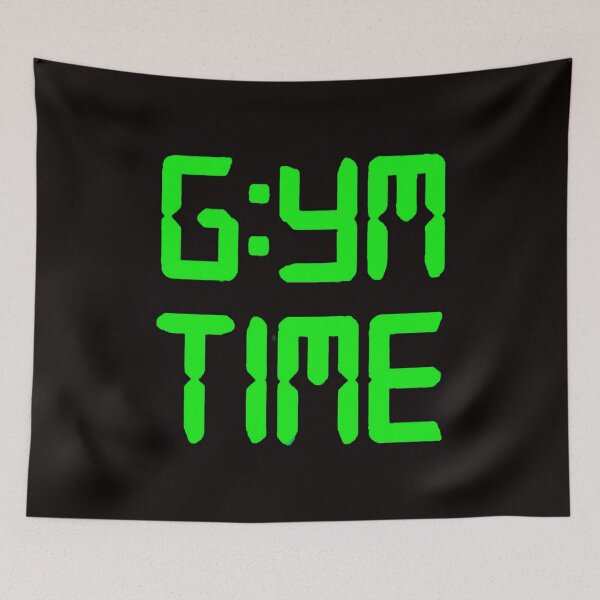Item preview, Gym Time - Workout Digital Time Format Art (2nd Edition) designed and sold by WolfSpiritCo.