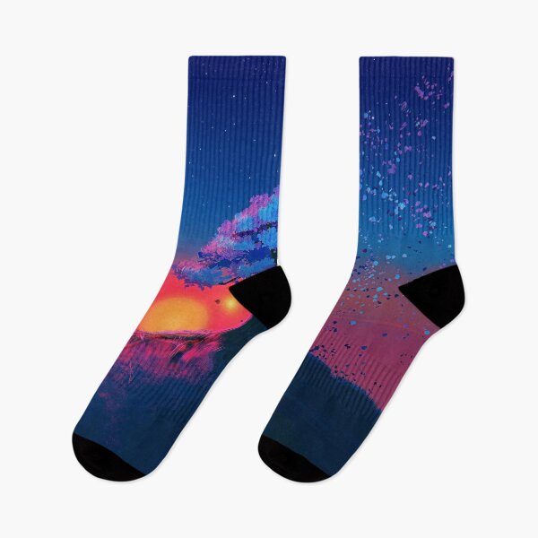 Item preview, Vaporwave Aesthetic - Beautiful Evening Tree and Sunset. Romantic Colorful Drawing. designed and sold by 2AcesDesign.