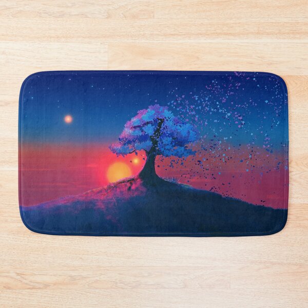 Item preview, Vaporwave Aesthetic - Beautiful Evening Tree and Sunset. Romantic Colorful Drawing. designed and sold by 2AcesDesign.