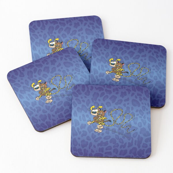 Item preview, Marsupilami with Edwardo the leopard / Dark blue design designed and sold by Hubashop.