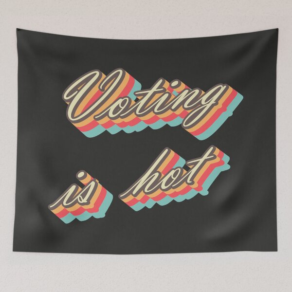 Item preview, Voting is hot designed and sold by redgoch.