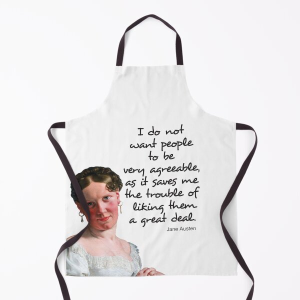 Item preview, I don’t want people to be very agreeable - Jane Austen quote designed and sold by TeeandToast.
