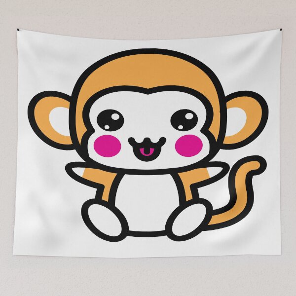 Item preview, Adorable Monkey designed and sold by TrueTrippyArts.