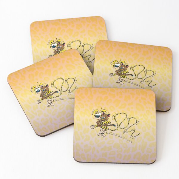 Item preview, Marsupilami with Edwardo the leopard / Yellow design designed and sold by Hubashop.