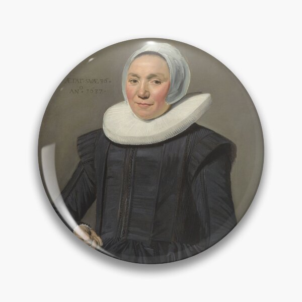 Item preview, Royal lady in ruff collar 1637 vintage portrait art  designed and sold by Vintage Designs +.