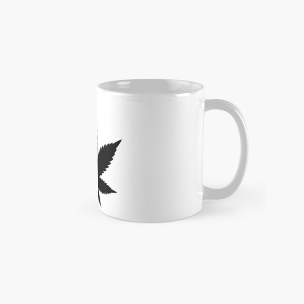 Mug Pot Leaf Weed Marijuana Novelty Drug Smoking Humor Porcelain Coffee 11 Oz 