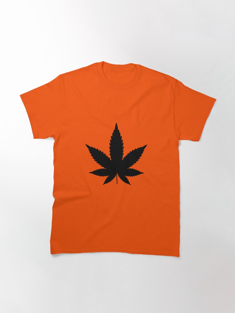 Alternate view of Black Cannabis Classic T-Shirt