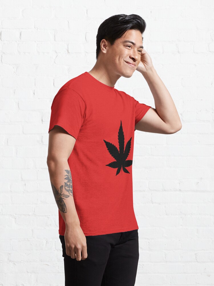 Thumbnail 5 of 7, Classic T-Shirt, Black Cannabis designed and sold by SiddharthaMoon.