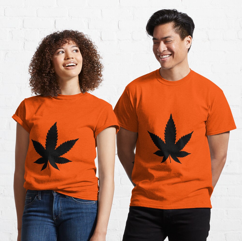 Black Cannabis Classic T-Shirt
