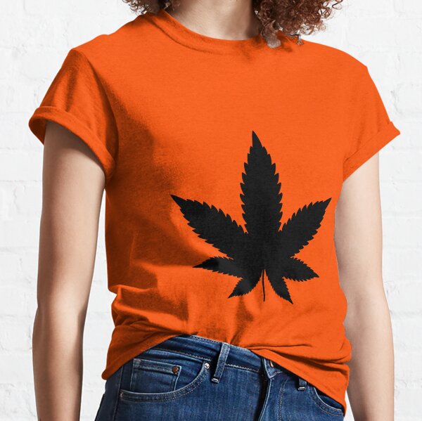 Black Cannabis Classic T-Shirt