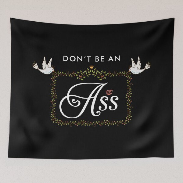 Item preview, Don't be an ASS design-2 designed and sold by AznavourByKarin.
