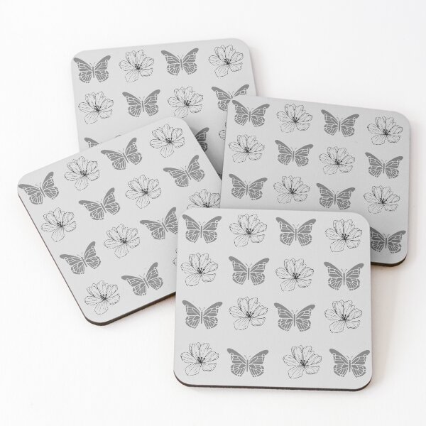 Item preview, Butterfly and flowers pattern designed and sold by LucianaArts.
