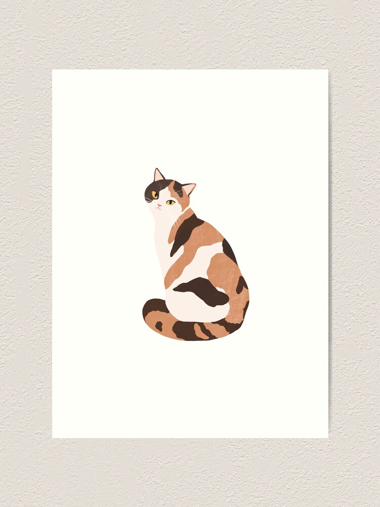 Alternate view of Spotted Cat Art Print