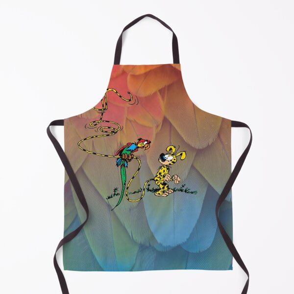 Item preview, Marsupilami and parrot / Red and blue feather design designed and sold by Hubashop.