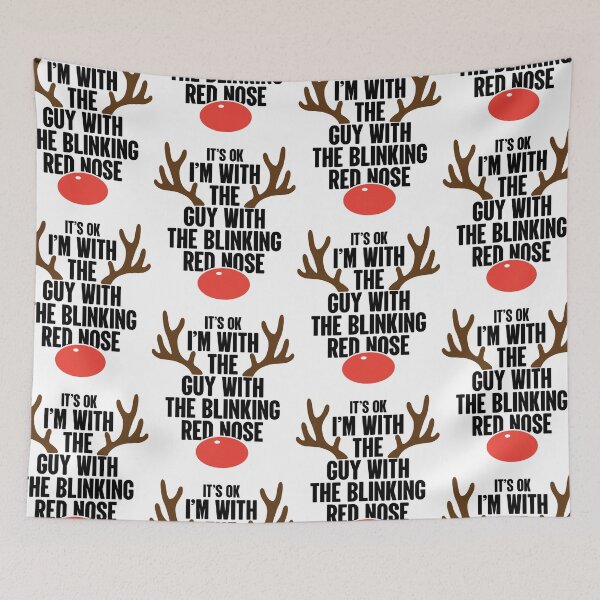 Item preview, It's Ok | I'm With The Guy With The Blinking Red Nose designed and sold by GravitiTees.
