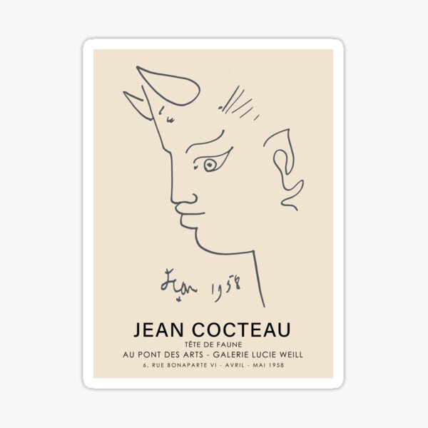 Stickers Sur Le Theme Jean Cocteau Redbubble