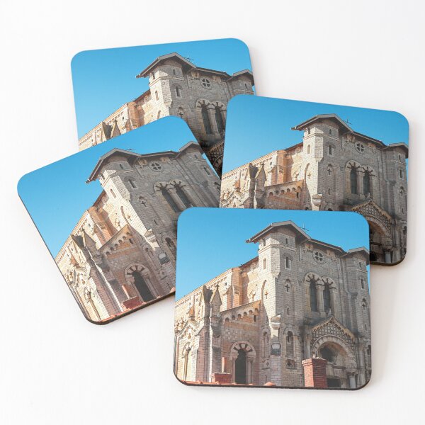 Item preview, Close-up of romanesque revival church architecture of Trevoux town in France near Lyon designed and sold by Grégory DUBUS.