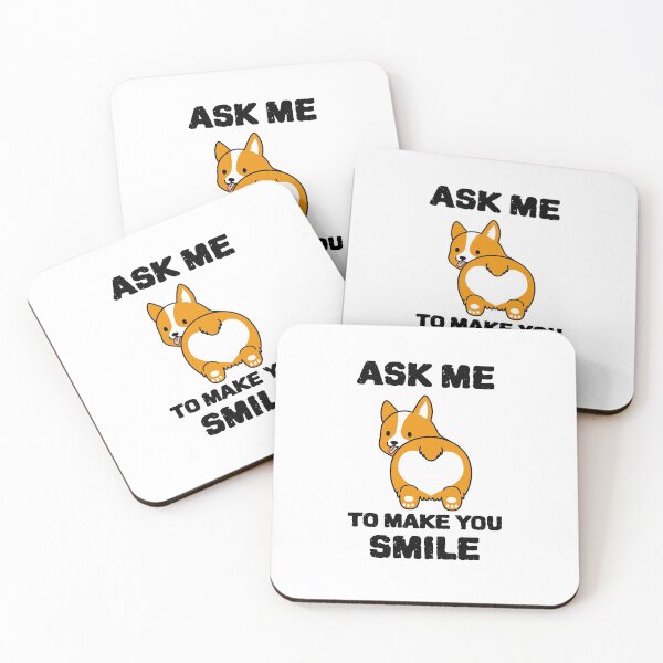 Aperçu de l'œuvre Adorable DEMANDE-MOI DE TE FAIRE SOURIRE créée et vendue par YourEssentials.